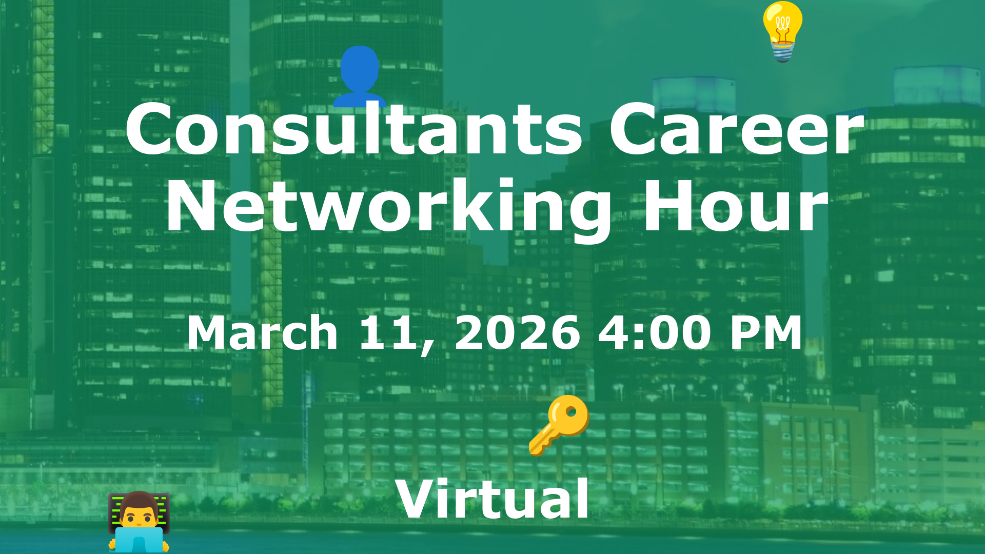 Consultants Career Networking Hour event image
